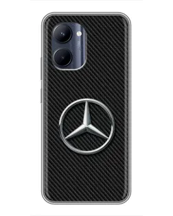Чехол для Realme C33 с картинкой «Карбоновый Mercedes стиль»