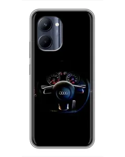 Чехол для Realme C33 с картинкой «Салон Audi — руль» Чехол для Realme C33 с картинкой «Салон Audi — руль»