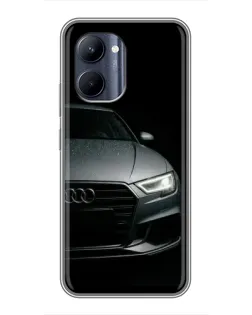 Чехол для Realme C33 с картинкой «Audi — детализация кузова»