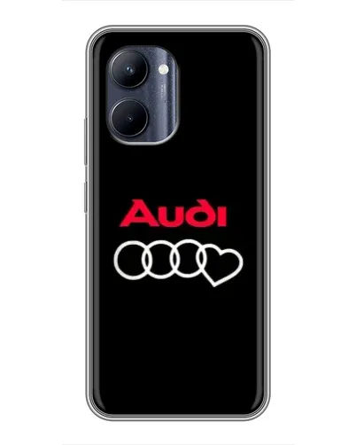 Чехол для Realme C33 с картинкой «Логотип Audi Heart» Чехол для Realme C33 с картинкой «Логотип Audi Heart»