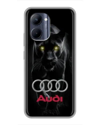 Чехол для Realme C33 с картинкой «Пантера и Audi» Чехол для Realme C33 с картинкой «Пантера и Audi»