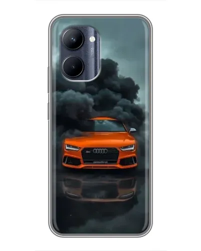 Чехол для Realme C33 с картинкой «Audi в облаках дыма» Чехол для Realme C33 с картинкой «Audi в облаках дыма»