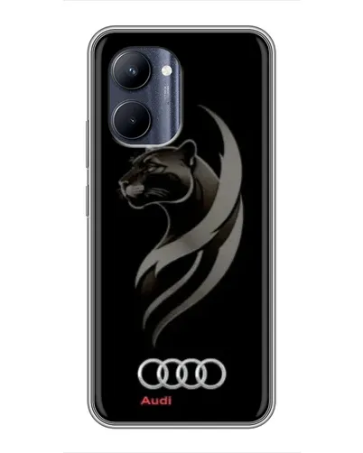 Чехол для Realme C33 с картинкой «Графика — пантера и Audi» Чехол для Realme C33 с картинкой «Графика — пантера и Audi»