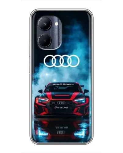 Чехол для Realme C33 с картинкой «Audi Sport — неон» Чехол для Realme C33 с картинкой «Audi Sport — неон»