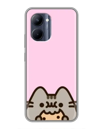 Чехол для Realme C33 с картинкой «Pusheen и печенье» Чехол для Realme C33 с картинкой «Pusheen и печенье»