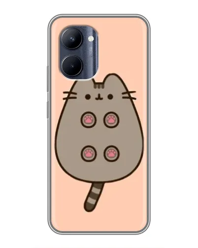 Чехол для Realme C33 с картинкой «Пушин пузиком кверху» Чехол для Realme C33 с картинкой «Пушин пузиком кверху»