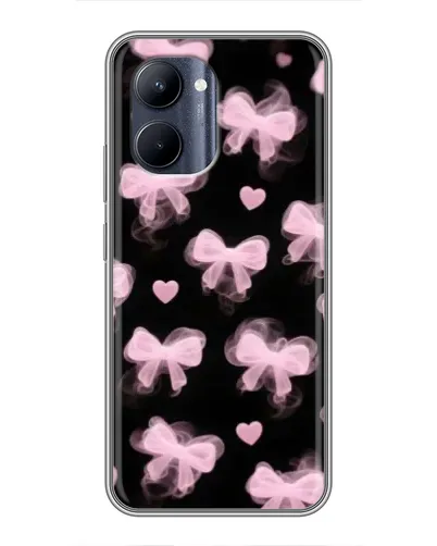 Чехол для Realme C33 с картинкой «Геометрия банта»