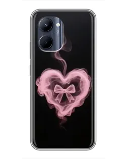 Чехол для Realme C33 с картинкой «Дымчатое сердце»