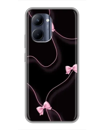 Чехол для Realme C33 с картинкой «Розовые ленты»