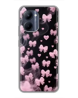 Чехол для Realme C33 с картинкой «Неоновое кружево»