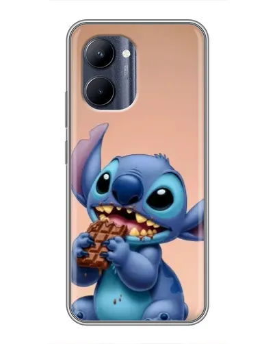 Чехол для Realme C33 с картинкой «Стич ест шоколад» Чехол для Realme C33 с картинкой «Стич ест шоколад»
