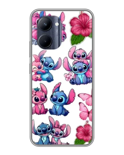 Чехол для Realme C33 с картинкой «Стикеры Stitch и Angel» Чехол для Realme C33 с картинкой «Стикеры Stitch и Angel»