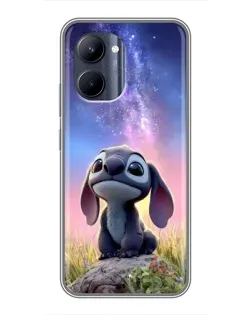 Чехол для Realme C33 с картинкой «Стич на рассвете» Чехол для Realme C33 с картинкой «Стич на рассвете»
