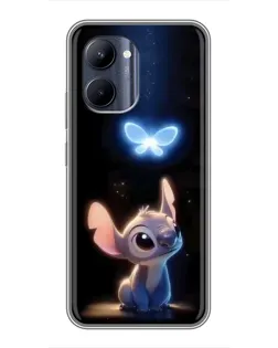 Чехол для Realme C33 с картинкой «Сияющий Стич» Чехол для Realme C33 с картинкой «Сияющий Стич»