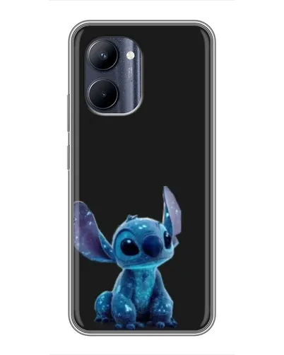 Чехол для Realme C33 с картинкой «Стич на черном» Чехол для Realme C33 с картинкой «Стич на черном»
