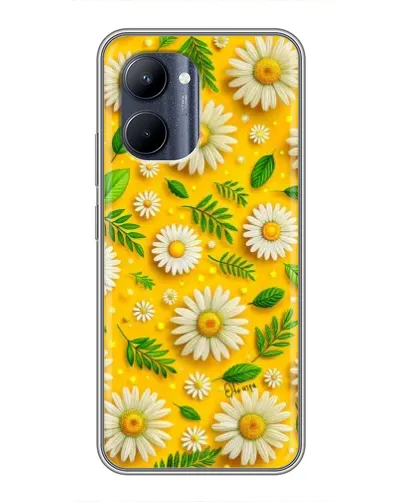 Чехол для Realme C33 с картинкой «Ромашковое солнце»