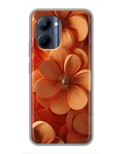Чехол для Realme C33 с картинкой «Оранжевый макро цветок» Чехол для Realme C33 с картинкой «Оранжевый макро цветок»
