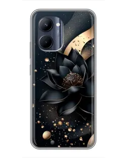 Чехол для Realme C33 с картинкой «Черный лотос» Чехол для Realme C33 с картинкой «Черный лотос»