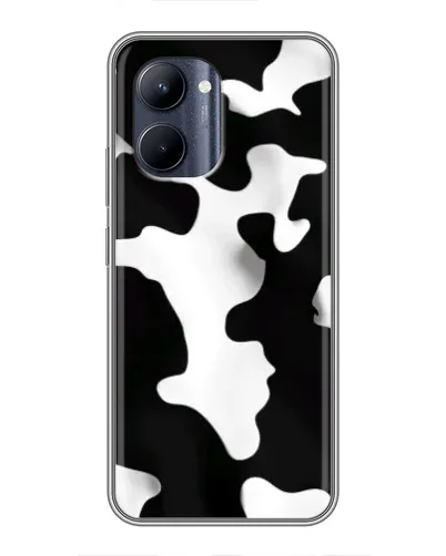 Чехол для Realme C33 с картинкой «Черно-белое пятно»