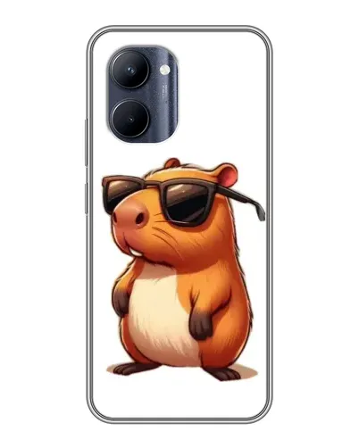 Чехол для Realme C33 с картинкой «Капибара в очках» Чехол для Realme C33 с картинкой «Капибара в очках»