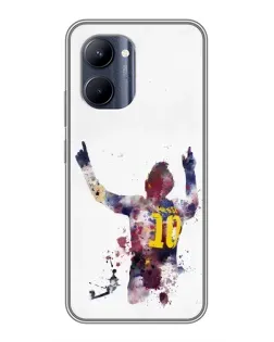 Чехол для Realme C33 с картинкой «Акварельный Месси Барселона» Чехол для Realme C33 с картинкой «Акварельный Месси Барселона»