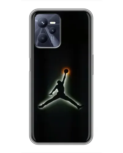 Чехол для Realme C35 с картинкой «Jordan Gradient Logo»