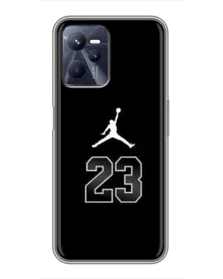 Чехол для Realme C35 с картинкой «Jordan Flight 23»