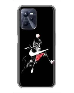 Чехол для Realme C35 с картинкой «Jordan Jumpman»