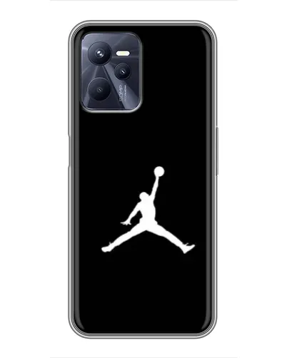Чехол для Realme C35 с картинкой «Jordan Silhouette»