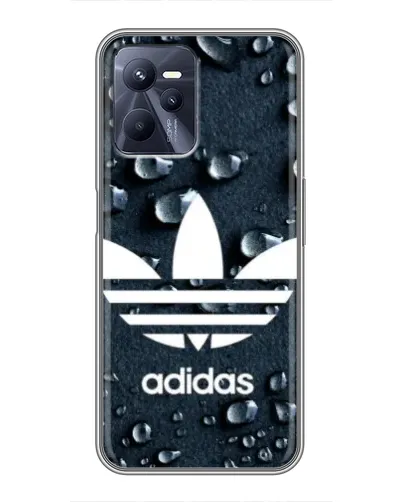 Чехол для Realme C35 с картинкой «Adidas Trefoil Blue» Чехол для Realme C35 с картинкой «Adidas Trefoil Blue»