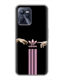 Чехол для Realme C35 с картинкой «Adidas Hands»