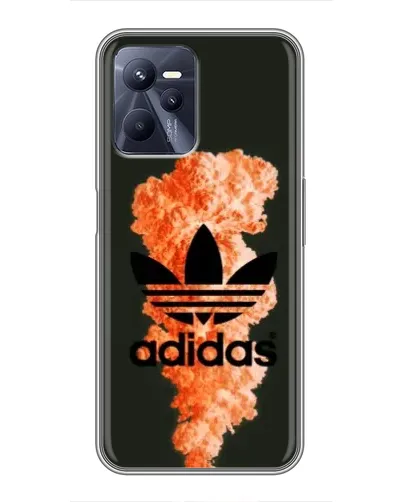 Чехол для Realme C35 с картинкой «Оранжевый дым Adidas» Чехол для Realme C35 с картинкой «Оранжевый дым Adidas»
