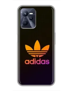 Чехол для Realme C35 с картинкой «Градиент Adidas»