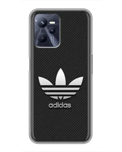 Чехол для Realme C35 с картинкой «Adidas Карбоновая текстура» Чехол для Realme C35 с картинкой «Adidas Карбоновая текстура»