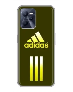 Чехол для Realme C35 с картинкой «Оливковый градиент Adidas»