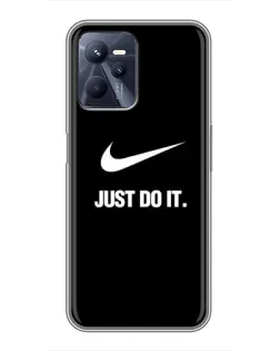 Чехол для Realme C35 с картинкой «Классический принт Nike»