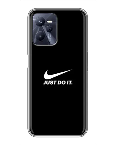 Чехол для Realme C35 с картинкой «Минимализм от Nike»