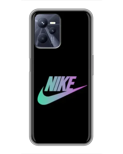 Чехол для Realme C35 с картинкой «Nike — городская ночь»