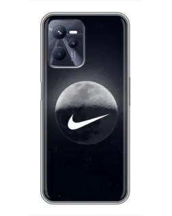 Чохол для Realme C35 з картинкою «Nike у стилі графіті»