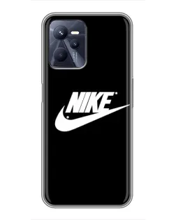 Чохол для Realme C35 з картинкою «Мазки фарби Nike»