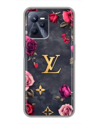 Чехол для Realme C35 с картинкой «Цветочный Louis Vuitton»