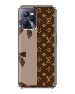 Чехол для Realme C35 с картинкой «Louis Vuitton — банты»