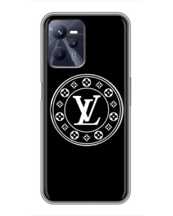 Чехол для Realme C35 с картинкой «LV — печать стиля»