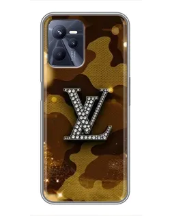 Чехол для Realme C35 с картинкой «Камуфляжный Louis Vuitton»