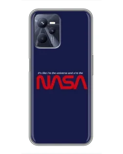 Чехол для Realme C35 с картинкой «NASA — глубокий космос»