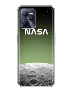 Чехол для Realme C35 с картинкой «NASA — лунный градиент»