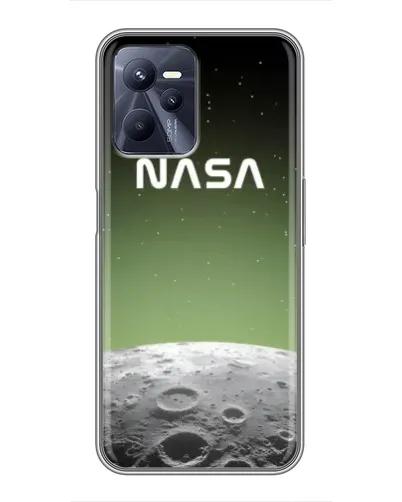 Чехол для Realme C35 с картинкой «NASA — лунный градиент»