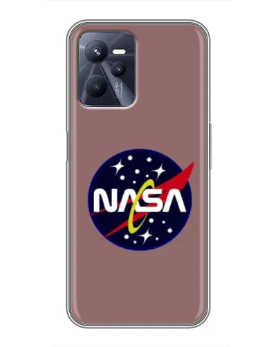 Чехол для Realme C35 с картинкой «NASA — ретро космос»
