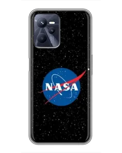 Чехол для Realme C35 с картинкой «NASA — звездное небо»