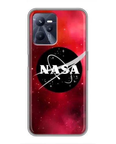 Чехол для Realme C35 с картинкой «NASA — красная туманность»